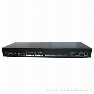 4x4 HD Base-T Matrix over 100m cat5/6, supports 3D, IR, HDCP, Ethernet, RS232